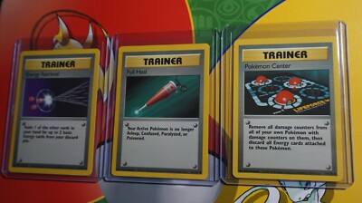 Lot of 11 Pokemon Pokedex Trainer Card 87/102 RARE with 10 other Trainers  Mint