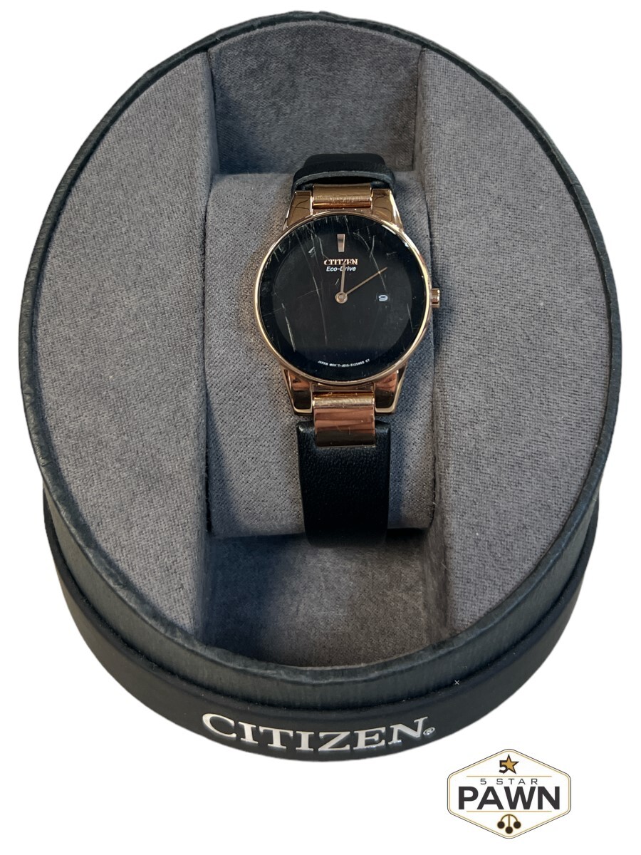★レア逆輸入★CITIZEN Eco-Drive Black Dial Ladies Watch Citizen Eco-Drive GN-0-S-9 Ladies Black Dial Watch Running