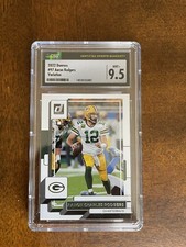 2022 Panini Donruss Aaron Charles Rodgers #97 Full Name Variation SP.  CSG 9.5