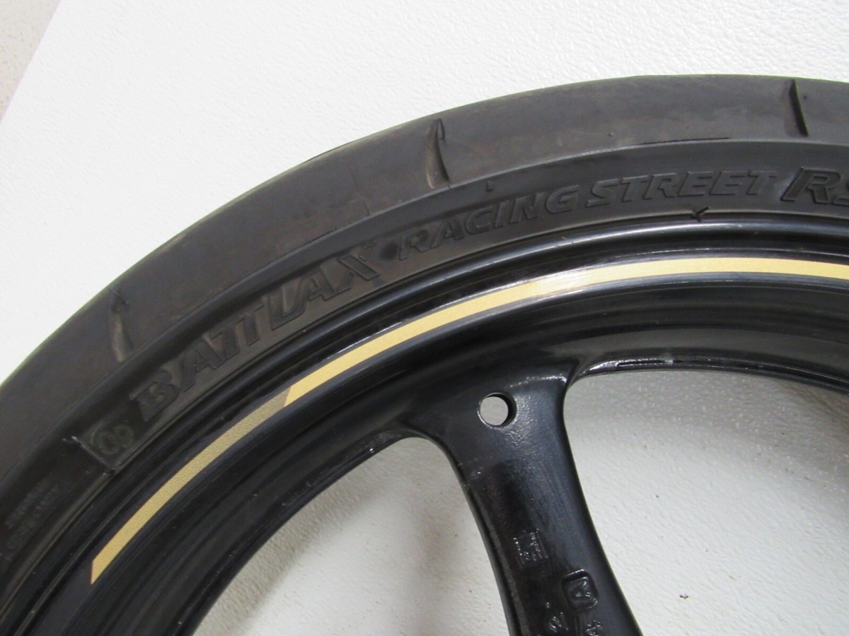 21-23 KAWASAKI ZX10R ZX 10 ZX10 FRONT WHEEL RIM TIRE STRAIGHT