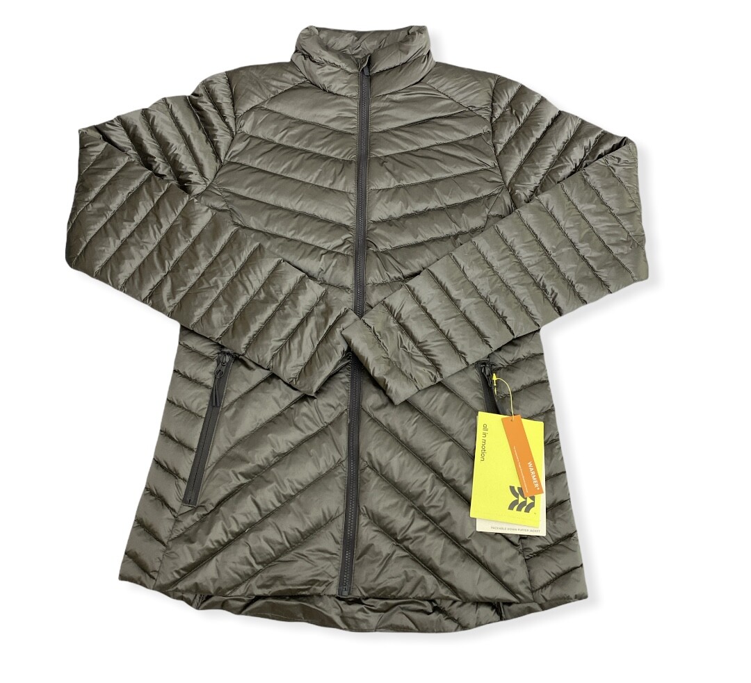 Women's Packable Down Puffer Jacket All in Motion Various Colors