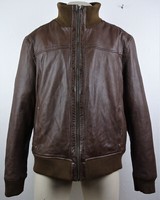 Serge Pariente Leather Jacket Herren Designer Lederjacke Gr.4Xl Neu Mit Etikett