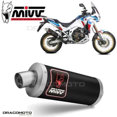 Exhaust Honda CRF 1100 L AFRICA TWIN 2020 2021 MIVV Dakar Black