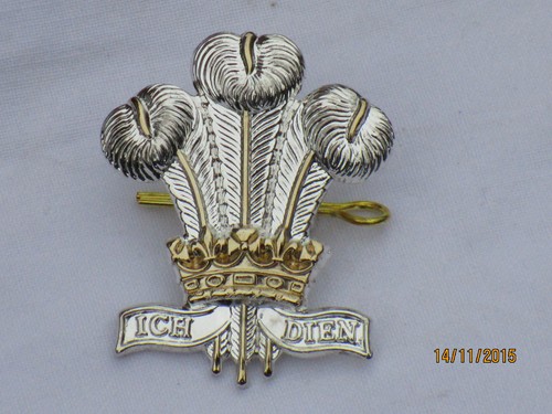 Royal Regiment Of Wales, Rrw , Beret Badge, English, Capbadge 1969-2006 ...