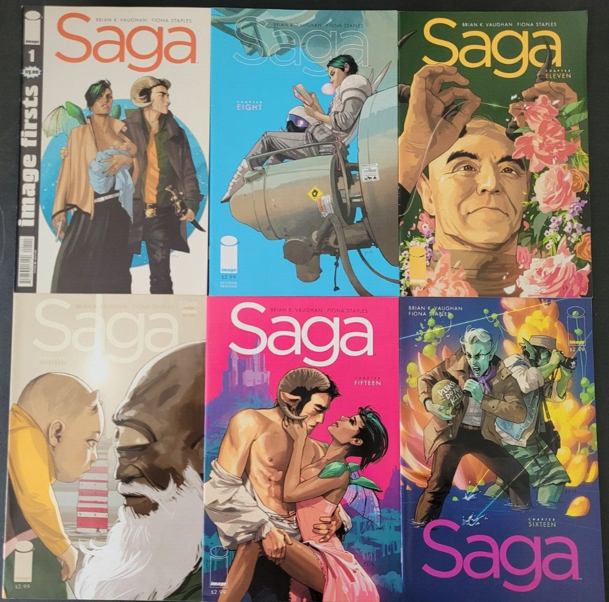 SAGA Set of 24 Issues (2013) IMAGE COMICS BRIAN K. VAUGHAN! FIONA STAPLES!