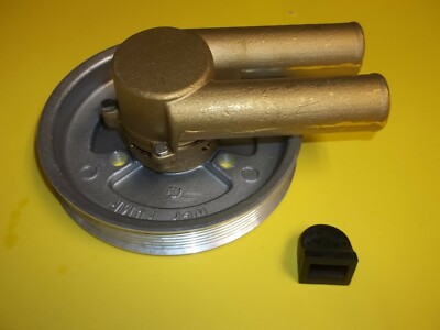 Volvo Penta Raw Water Sea Pump w/RUBBER crank mounted 4.3L 5.0L 5.7L 4.3 5.0 5.7