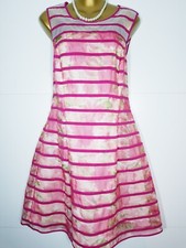 BNWT NEW MACYS INC DRESS UK 16 US  14 PINK CHIFFON SUMMER PARTY concept NN774