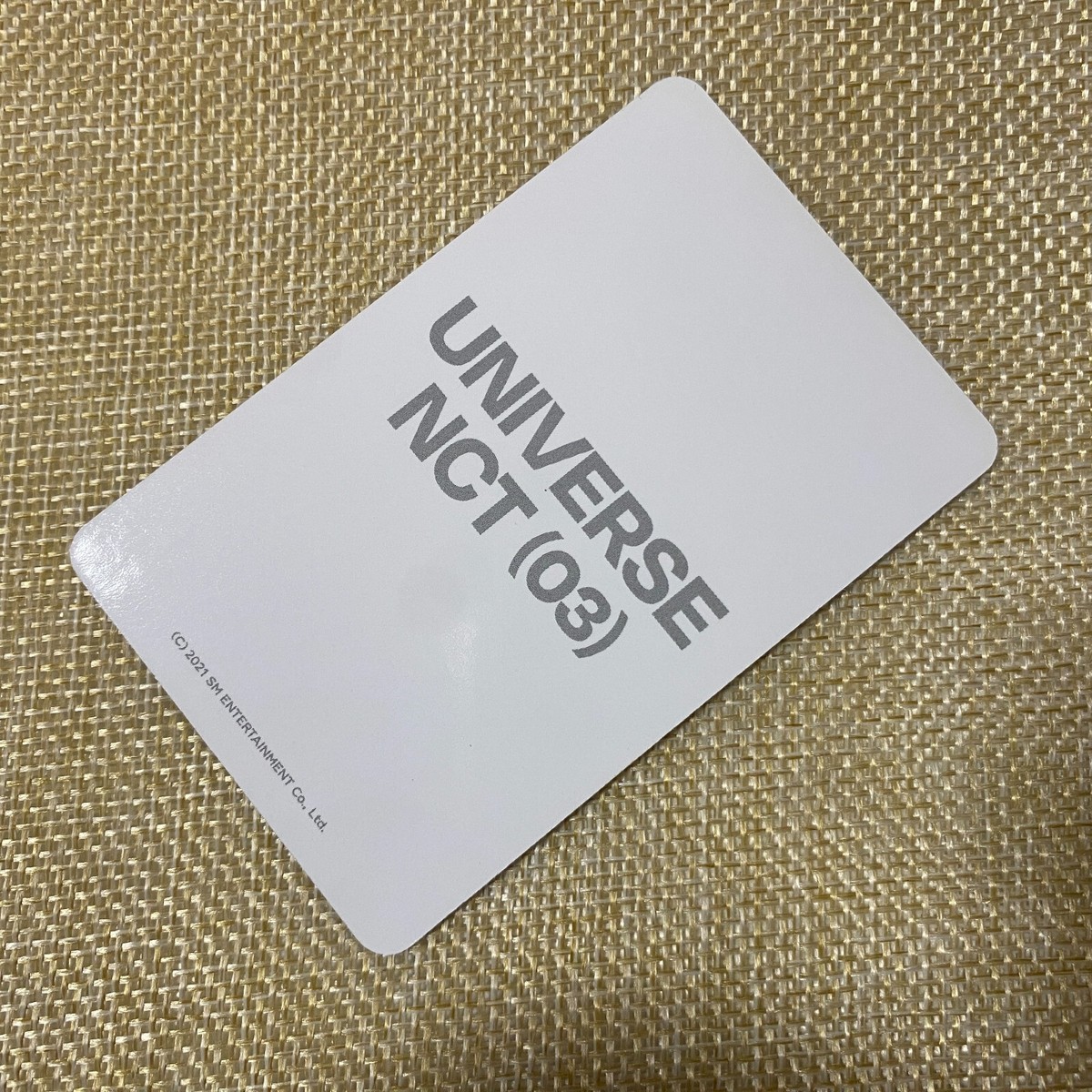 NCT JUNGWOO [ UNIVERSE 03 ] Official Photocard, Wink Random