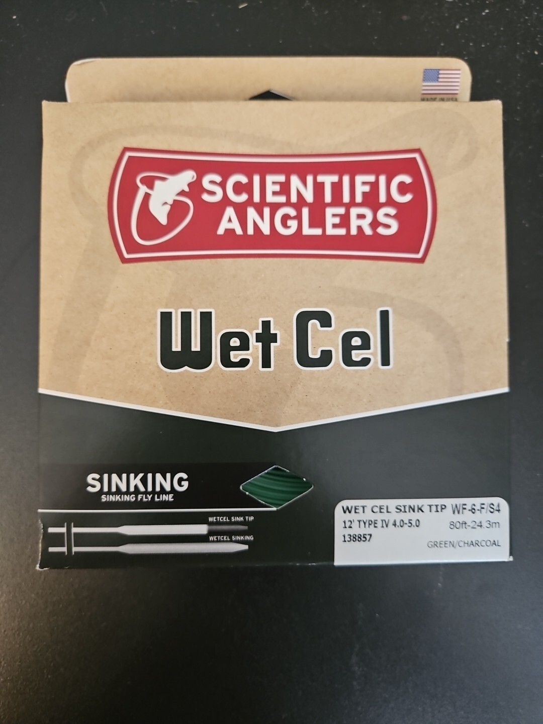 Wetcel Sink Rate Fly Line Scientific Anglers Wetcel Type IV