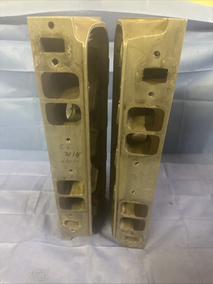 Used Brodix Big Brodie Big Block Chevy Spyder Prep Ported Cylinder Head Set - Image 4 of 4