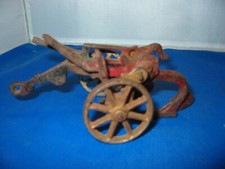 Vintage Arcade 282L Cast Iron Farm Toy 2 Bottom Plow