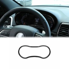 Cubierta del panel del tablero de instrumentos de la consola central para Jeep Grand Cherokee 2014+ negro brillante