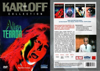 ALIEN TERROR --- Alien Invaders --- The Boris Karloff Collection --- CMV Hartbox