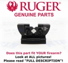 Factory Ruger Adjustable Rear Sight 10-22 dovetail mount WHITE LINES dove tail