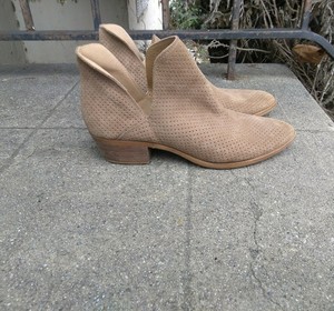 lucky perforated booties