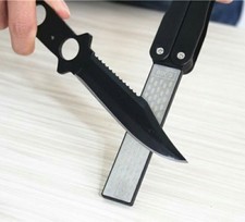 Knife Sharpener Double Sided Pocket Foldable Diamond Sharpening Stone Kitchen