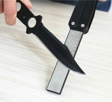 Knife Sharpener Double Sided Pocket Foldable Diamond Sharpening Stone Kitchen