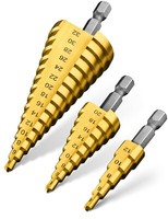 Pinava® Stufenbohrer 3Er Set, SchäLbohrer Hss Konusbohrer Kegelbohrer