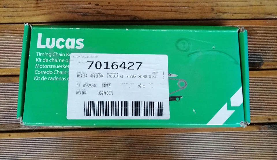 LucasTiming Chain Kit AFTERMAR Fit Nissan Almera Tino Almera Mk2 Primera P12 P11 - Image 3 of 3