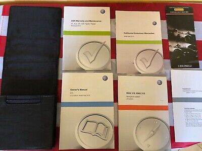 2012 Volkswagen VW GTI Owners Manual Book Set USA Portfolio Kit, FREE