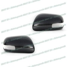 Glossy Carbon Fiber Trim Set For 2011-2016 Scion Tc Hatchback Side Mirror Cover