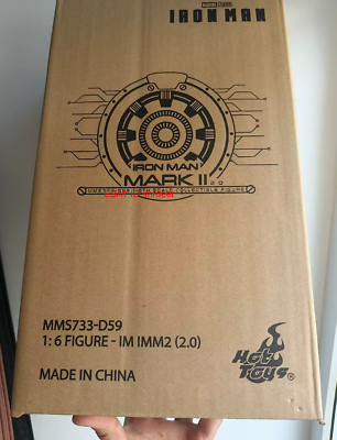 Hottoys 1/6 Mms733-D59 Figures Im Imm2（2.0 ）Ironman Toys Model