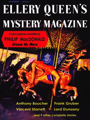 Ellery Queen's Mystery Magazine V26 No 5, Whole No 144 Nov (1955) Poster 18x24