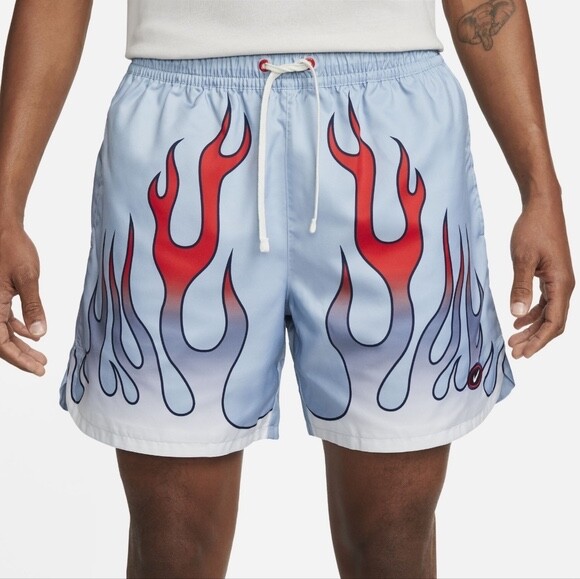 Спортивная одежда Nike для мужчин очень большого размера XL, шорты Active Blue Flame Bottoms #425