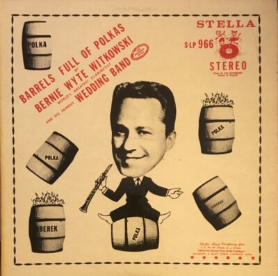 Bernie Witkowski- Barrels Full Of Polkas S-LP-966 Vinyl 12'' Vintage