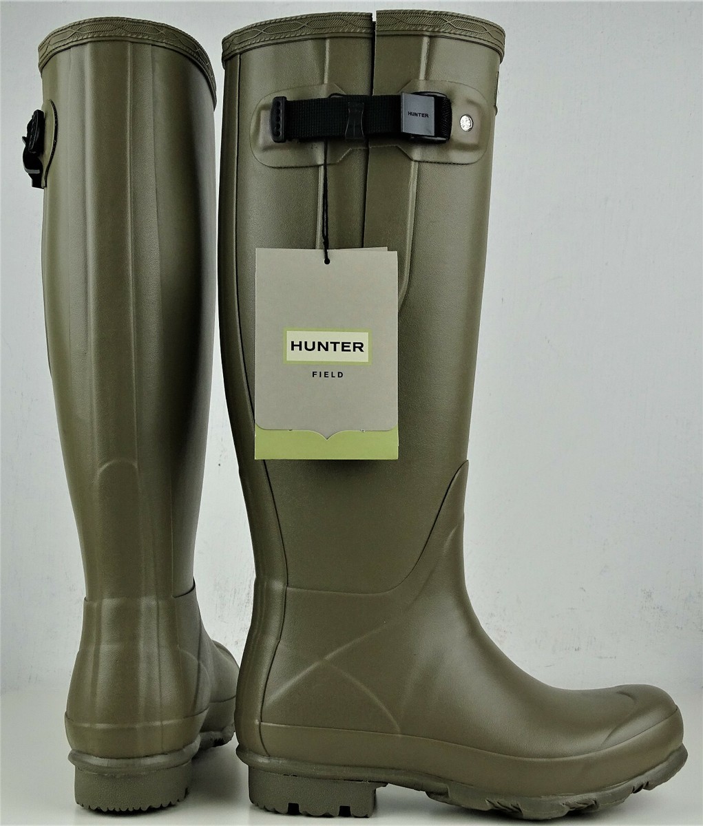 HUNTER Gummistiefel FIELD TALL Kniehöhe Stiefel Damen