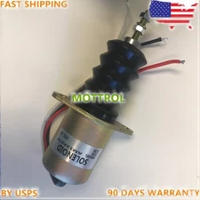 AM124379 Fuel Shut off solenoid FITS John Deere 524G 624G 644G Loaders upto s/n 