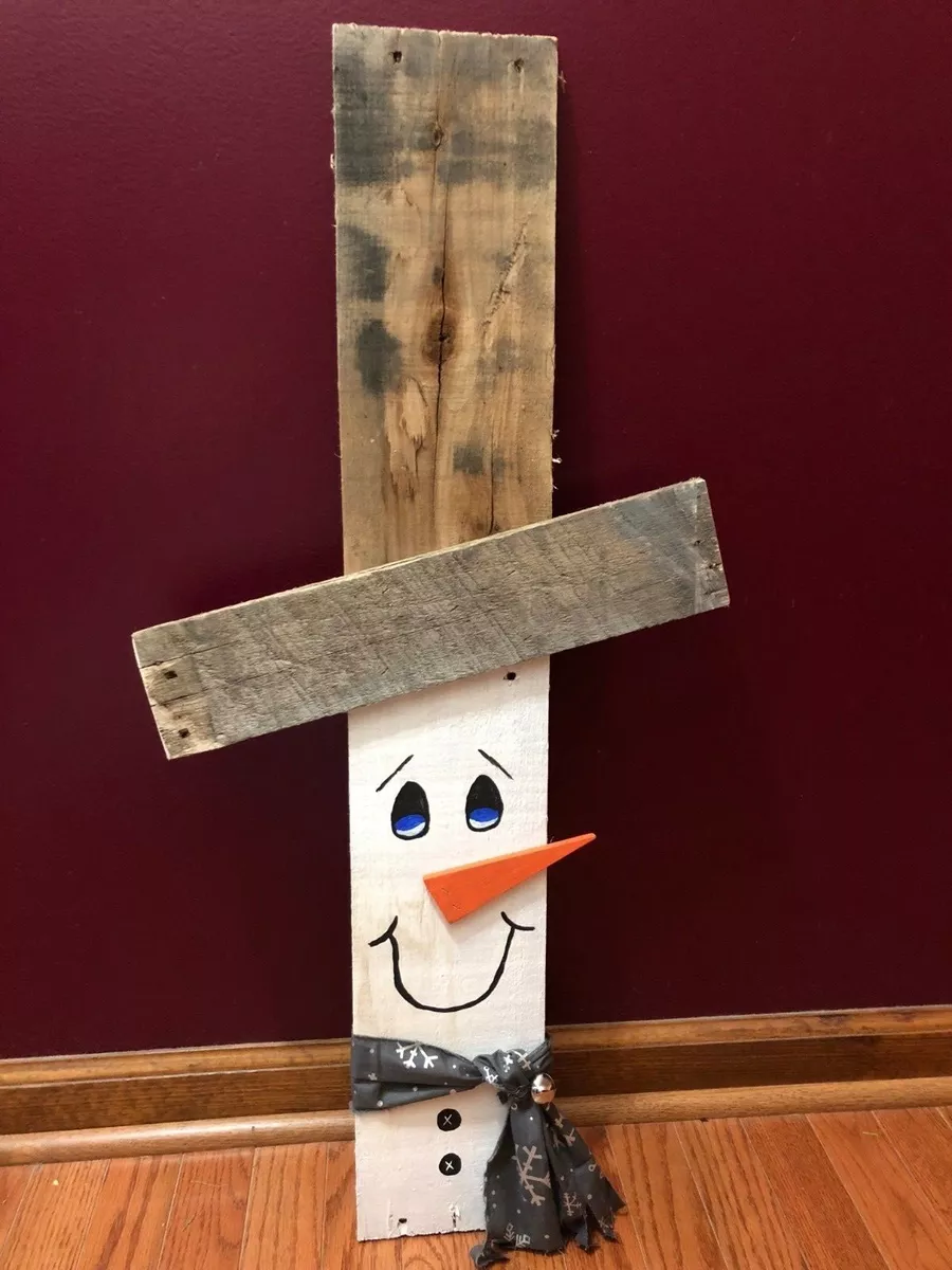 Pallet snowman deals