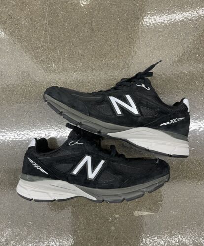 black reflective new balance 990
