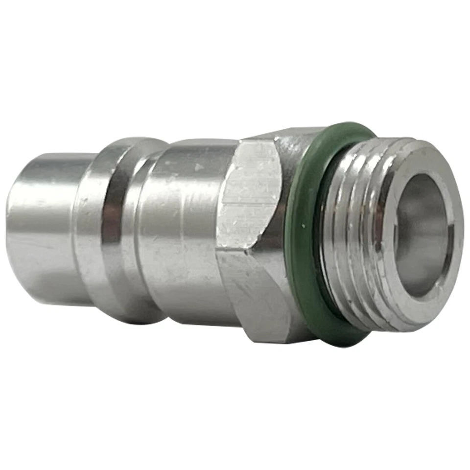 FJC 2607 A/C Aeroquip Aluminum OE R-134a Low Side Service Valve Port M13 x 1 - Image 3 of 4