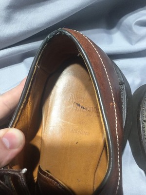 ALLEN EDMONDS MAPLETON BASEBALL GLOVE LEATHER OXFORD BROWN  display picture 1