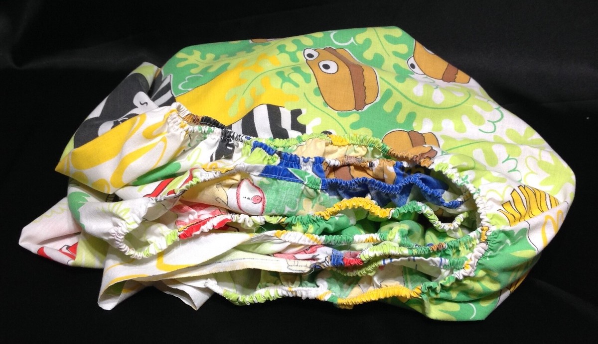 コレクション 78' McDonald's  TWIN FLAT Sheets 1970s Mcdonald's Twin Flat Bed Sheet Texmade Truprest II