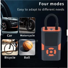 150 PSI Air Compressor Tire Inflator Fits Car Moto Bike Tires Air Pump Portable