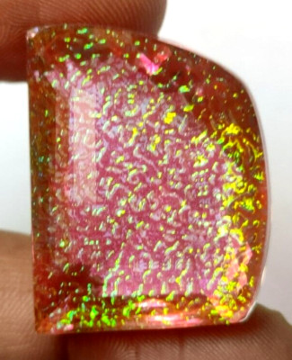 89,1 ct. natürlicher Monarch-Feueropal Doublet ausgefallener loser Edelstein ...