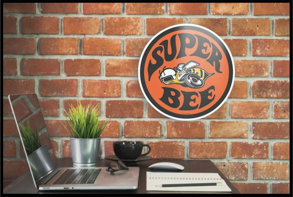 Letreros de pared de garaje de metal con reproducción Dodge Super Bee Foto 3 de 4