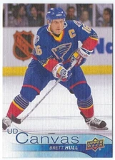 2016/17 Upper Deck Canvas card# C245 of Brett Hull