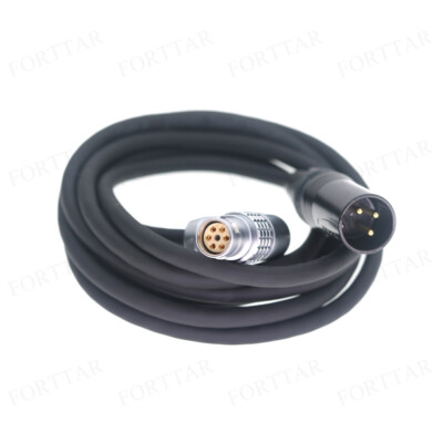 2B 6-Pin Female to XLR 3pin for Atomos Neon 17 ''/19''/24 '' Monitor DC Power cable