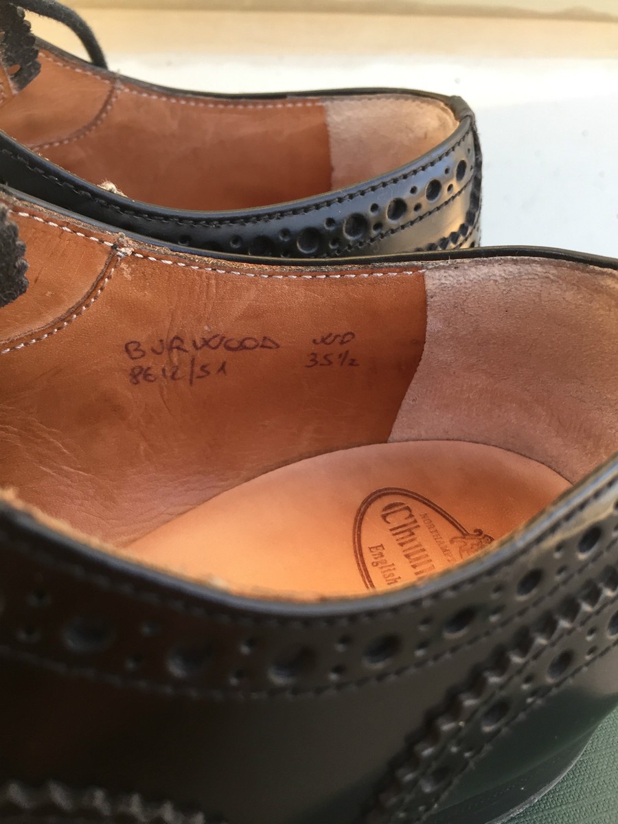 Church's Burwood Polishbinder brogues Black 35.5 | eBay