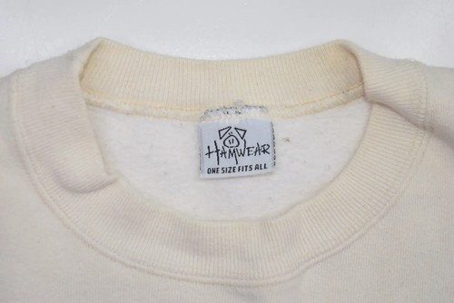 Vintage Hammy & Moo Sweatshirt Size L Hamwear Humor Comic Comedy Made in USA - Picture 6 of 9