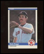1984 Fleer #392 Wade Boggs Baseball Card