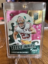 2024 Panini Donruss Elite - Title Waves Christian McCaffrey #3 Pink