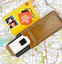 Vintage Kodak Instamatic Pocket 20 Camera - Shutter Functions - w/ Manual Case