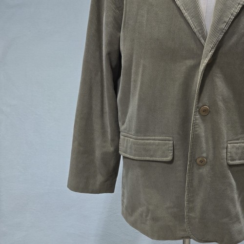 Pendleton Corduroy Jacket Blazer Sport Coat Mens Brown 3-Button Lined Size Large - Picture 4 of 10