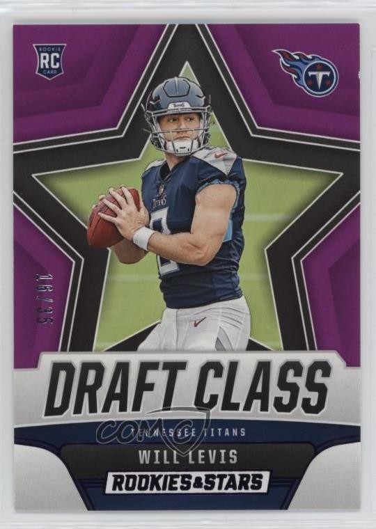 2023 Panini Rookies & Stars Draft Class Purple 16/35 Will Levis #DC-19 RC 18t1