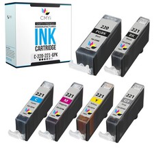 6PK PGI-220 CLI-221 Ink Cartridges for Canon PIXMA MP640 MP980 PIXMA MP990