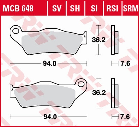 Plaquettes frein arrière Aprilia RST 1000 pour rouler chargé en duo